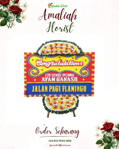 Bunga Papan Congratulation di Jampangtengah